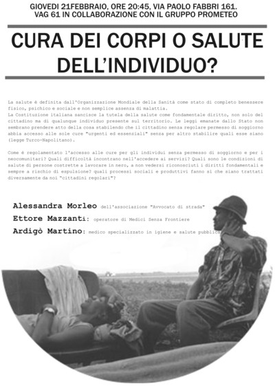 cura dei corpi o salute dell'individuo?