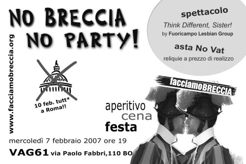 No Breccia, No Party