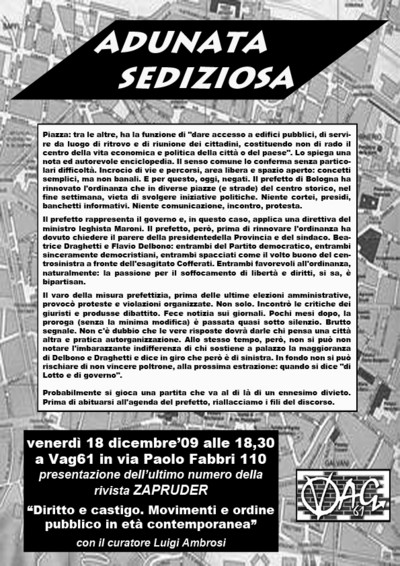 Adunata sediziosa